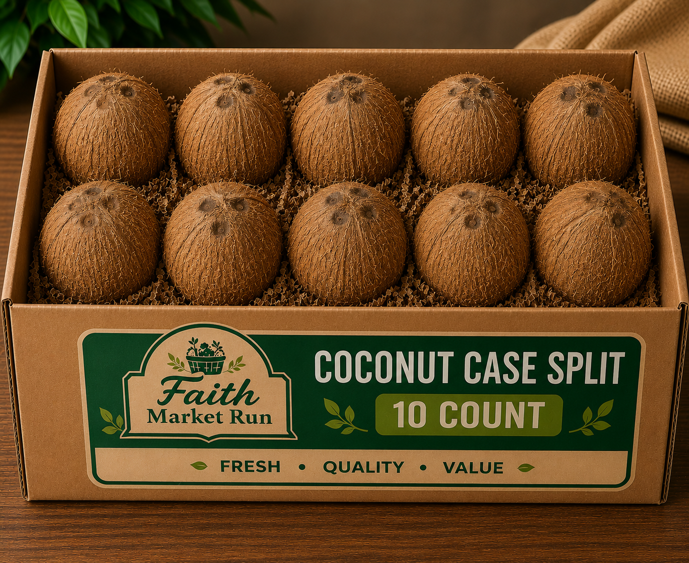 Coconut Case Split – 10 Count